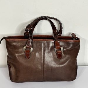 Fossil Brown Leather Shoulder Bag